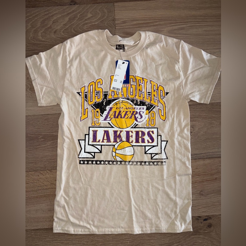 brand new lakers tee small with tags urban outfitters